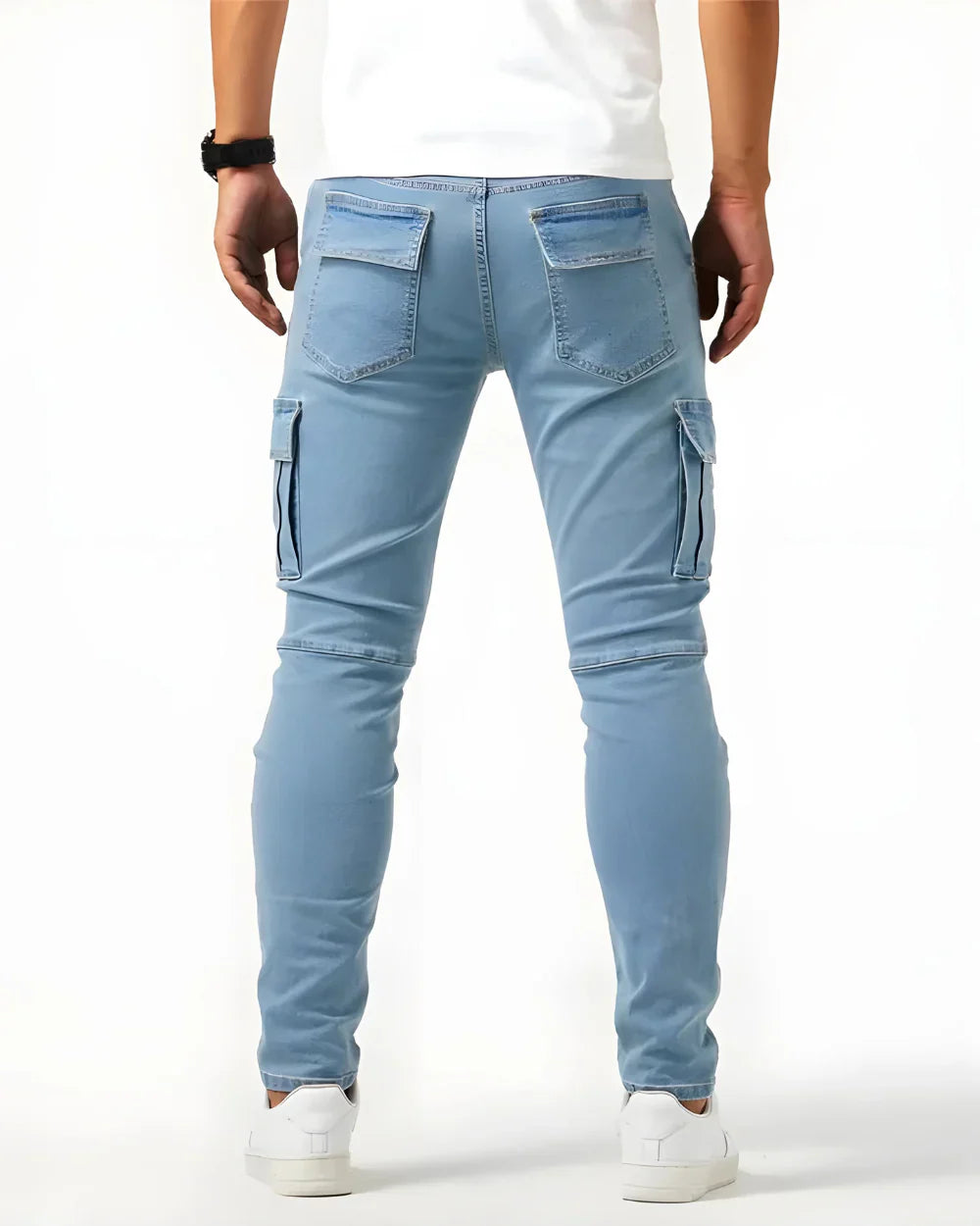 Pantalón Cargo Slim Fit Hombre – Estilo Urbano con Máxima Comodidad