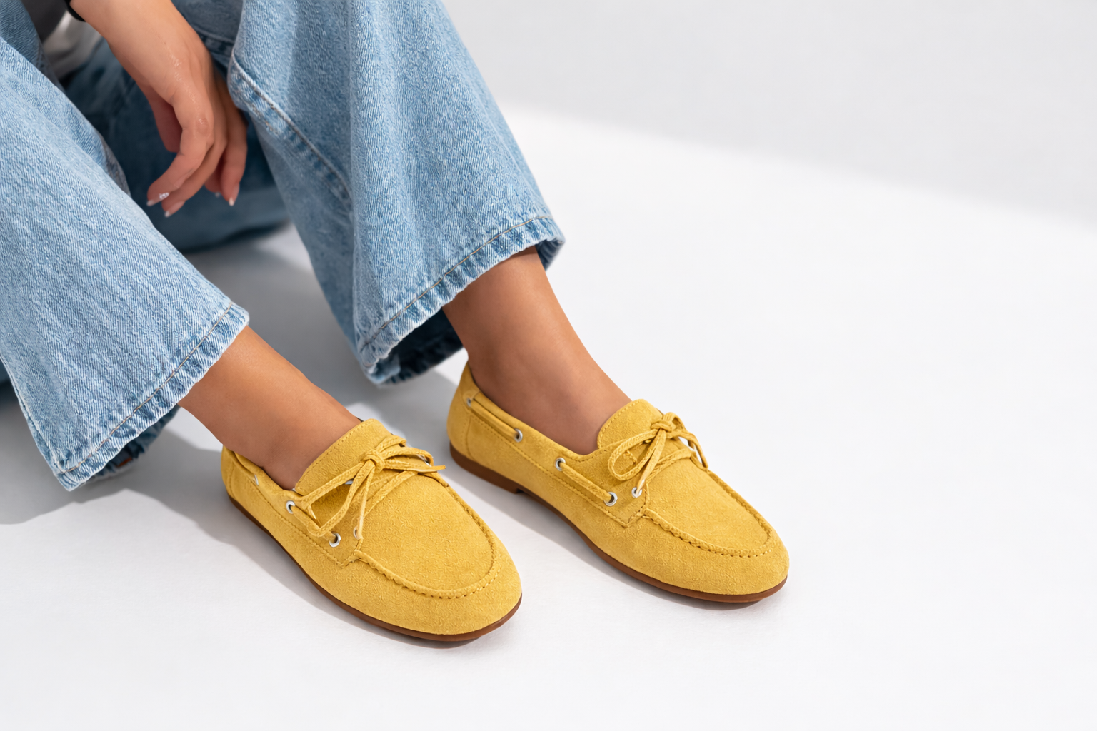 Élodie — Mocasines de Ante