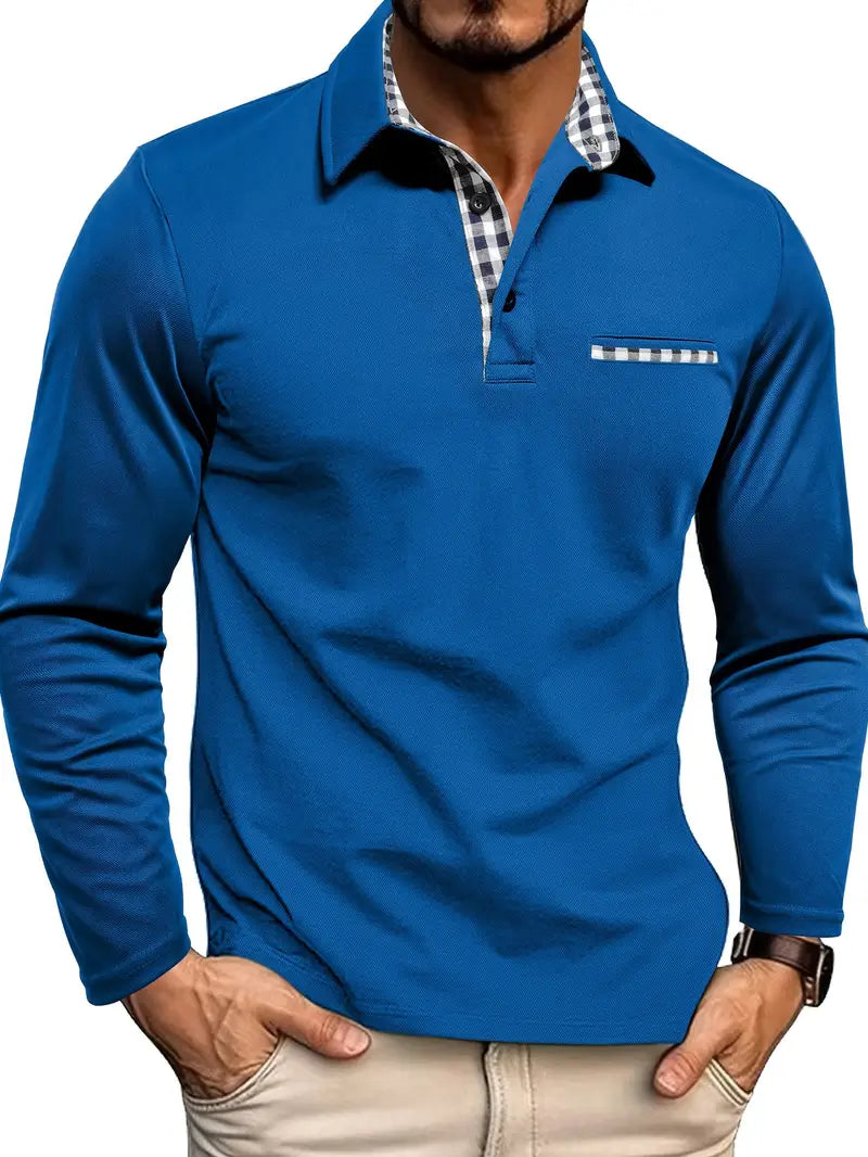 Polo Manga Larga Premium – Elegancia Casual con Ajuste Moderno